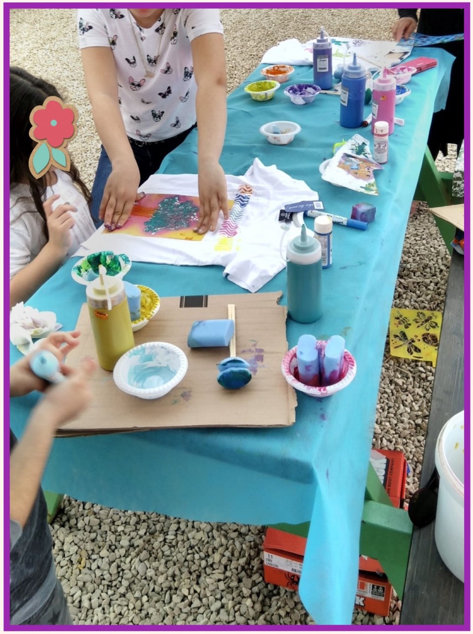 סדנת יום הולדת - הדפסת חולצות